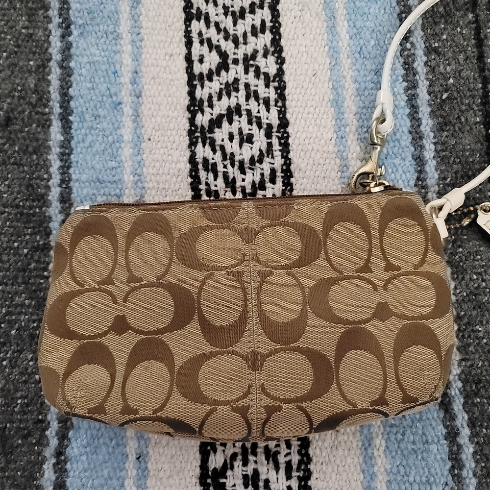 Coach Monogram Wristlet - Picture 3 of 4